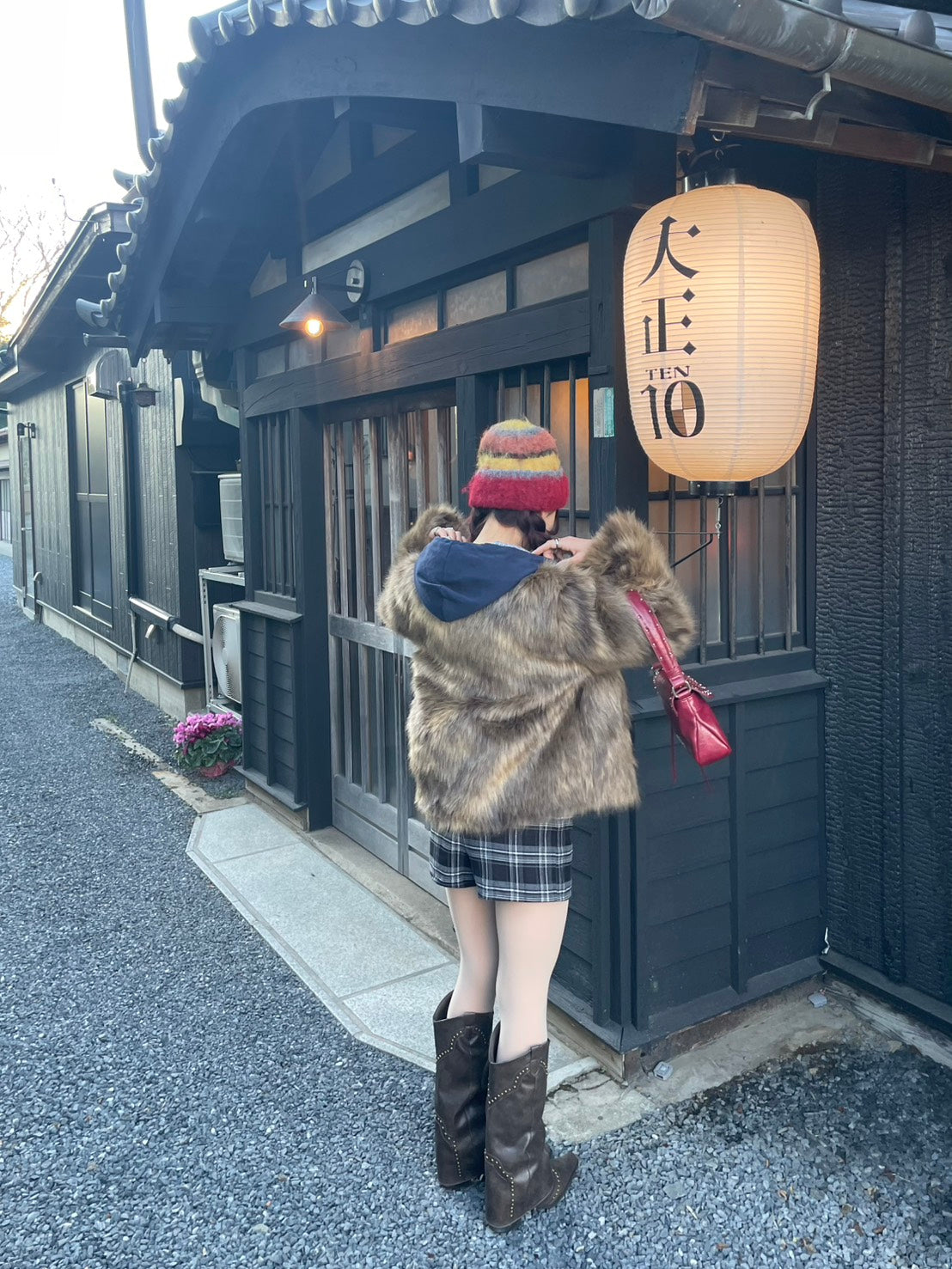 ヴィンテージエコファー ショートファージャケット BIBI-009