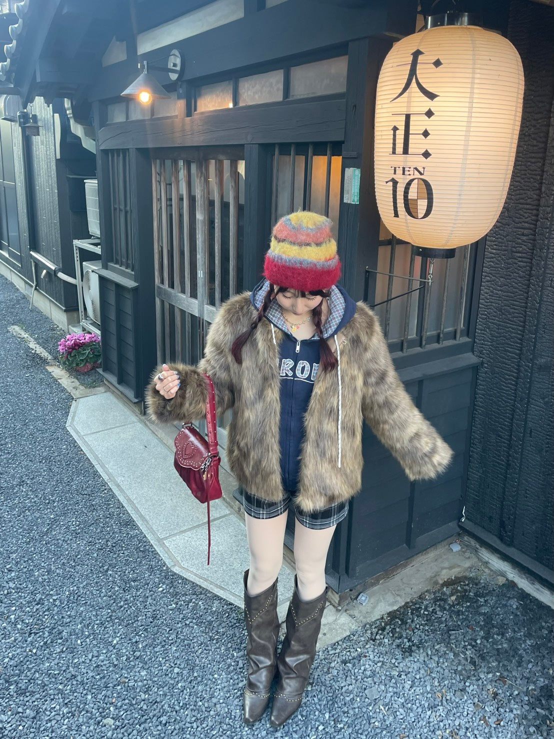 ヴィンテージエコファー ショートファージャケット BIBI-009