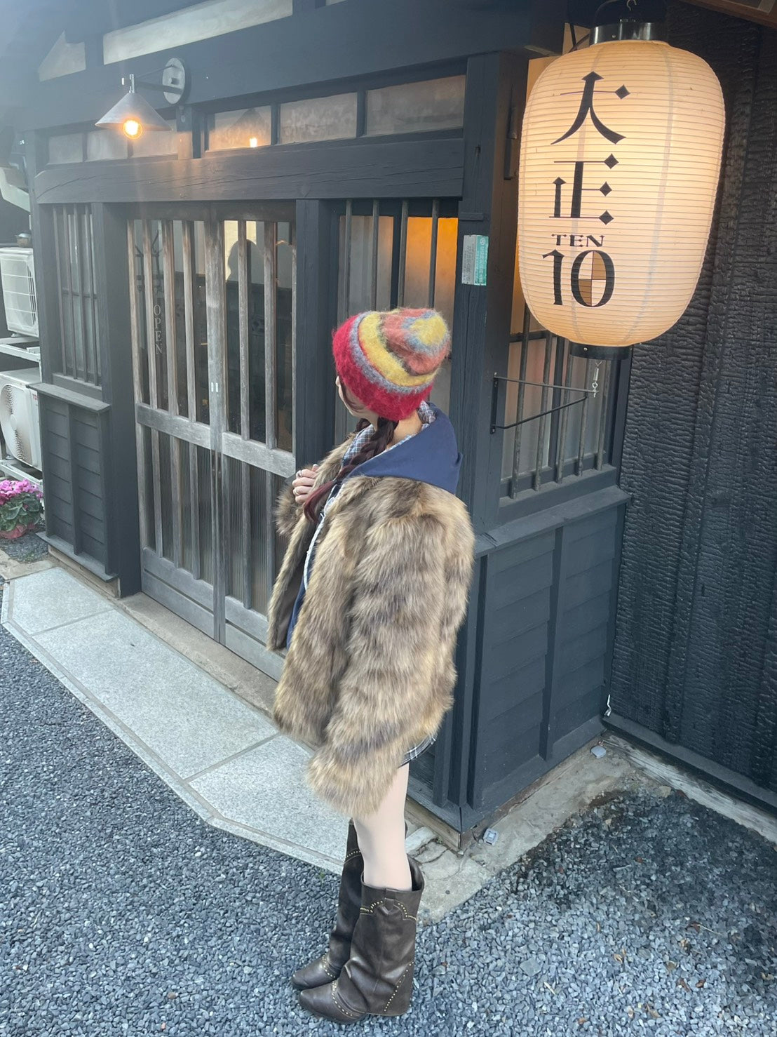 ヴィンテージエコファー ショートファージャケット BIBI-009