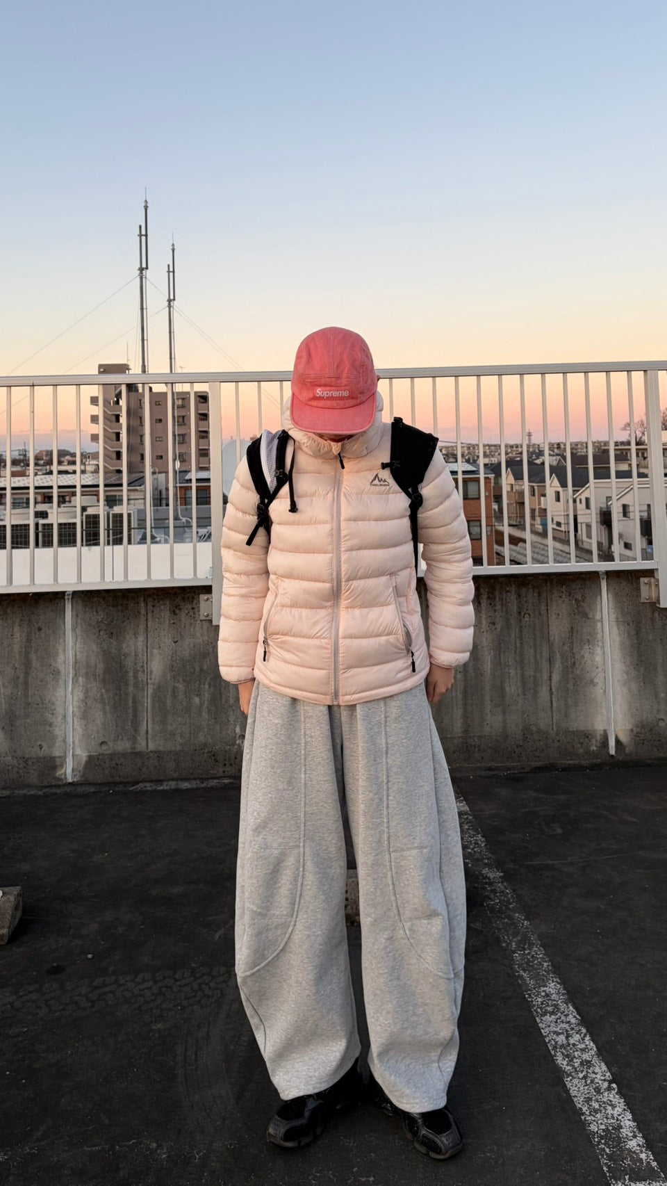 ヴィンテージライク カーブスウェットパンツ　WG007