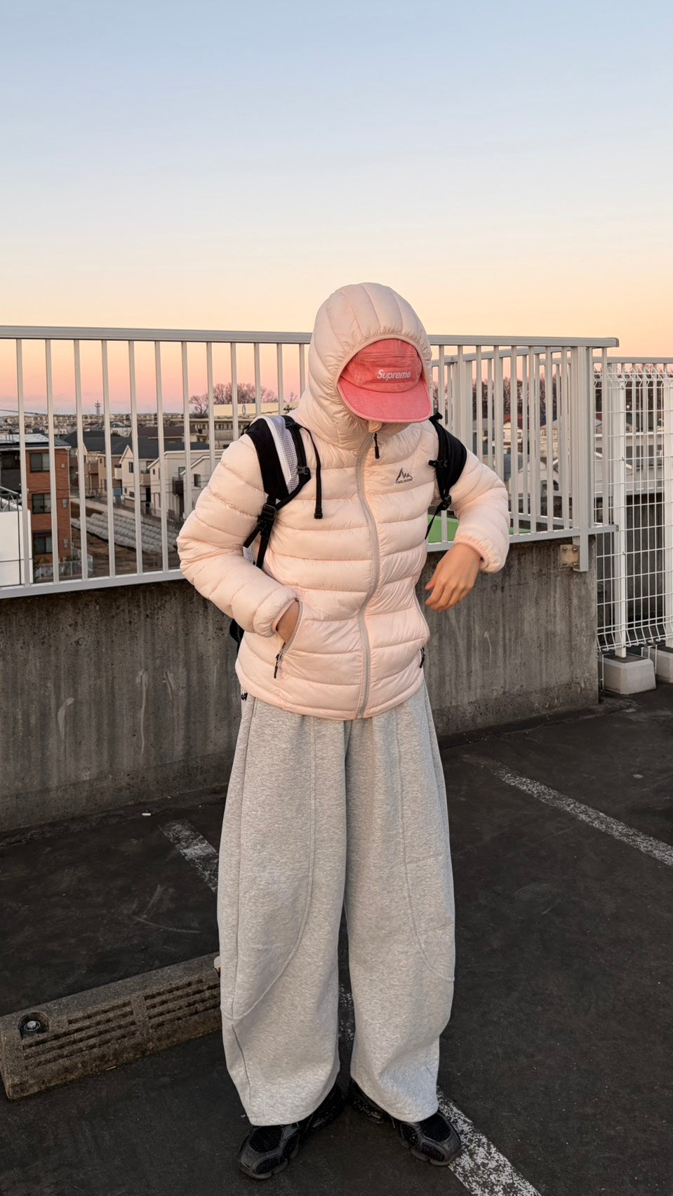 ヴィンテージライク カーブスウェットパンツ　WG007