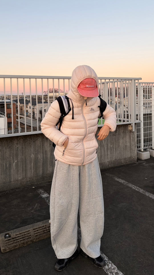 ヴィンテージライク カーブスウェットパンツ　WG007