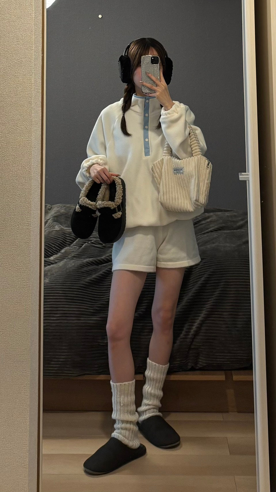 ハーフボタンフリースプルオーバー SCK-039