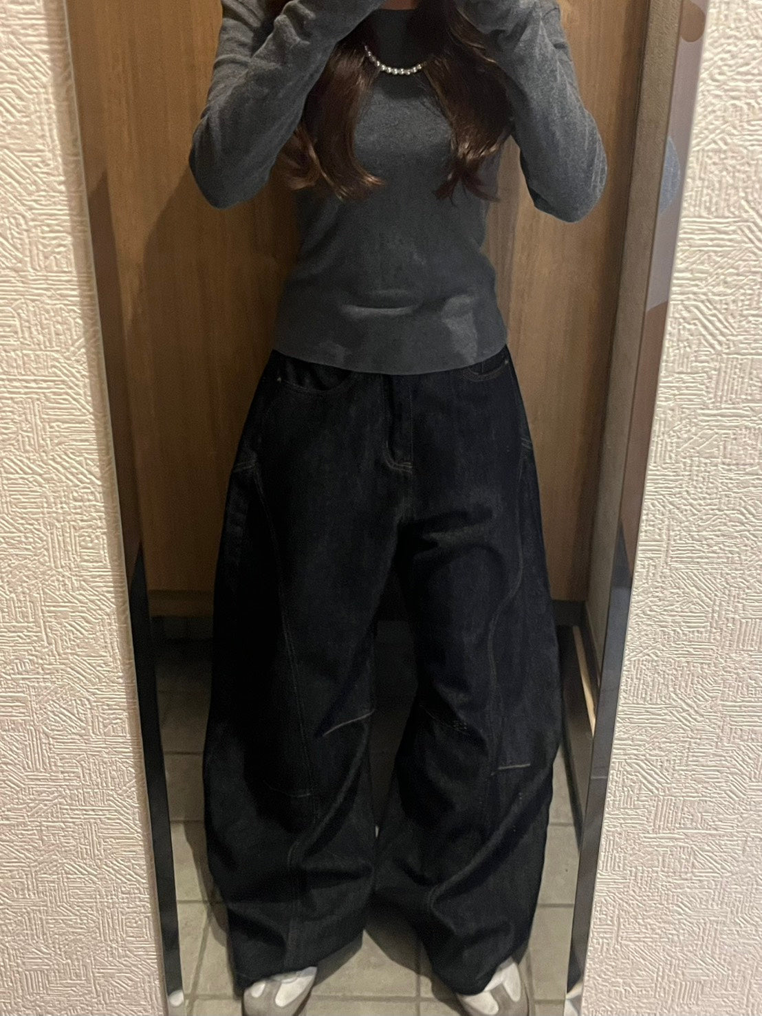 シーム入りワイドデニム CHP-003