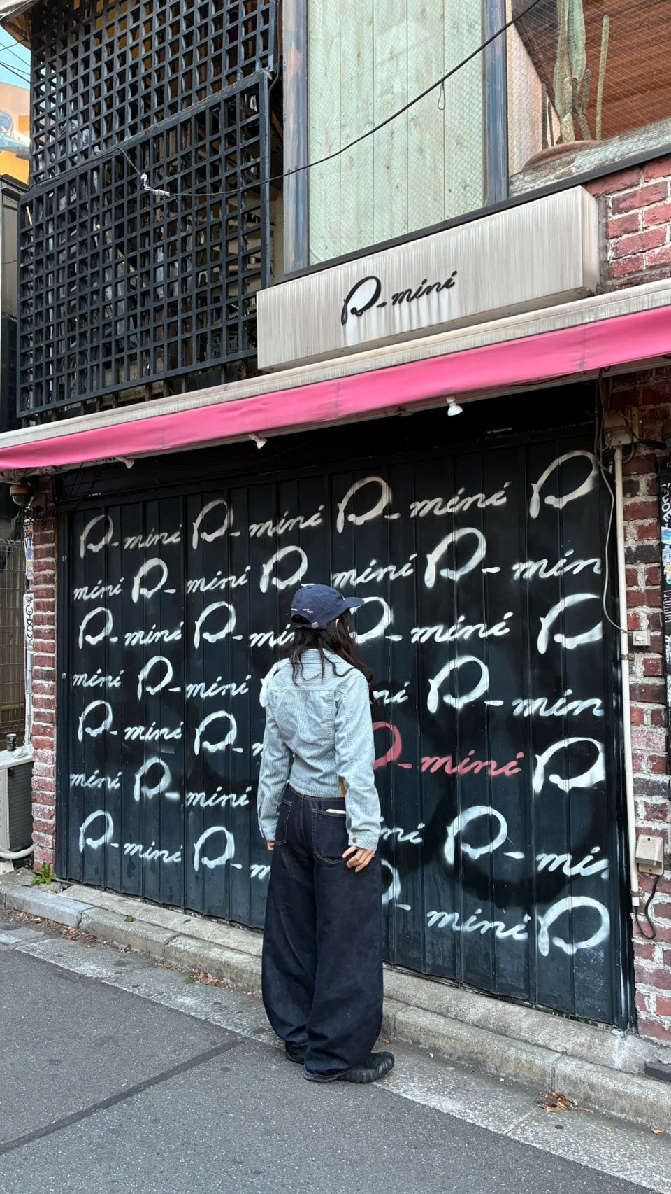 ヒッコリーストライプ・クロップド丈トラッカージャケット PC005