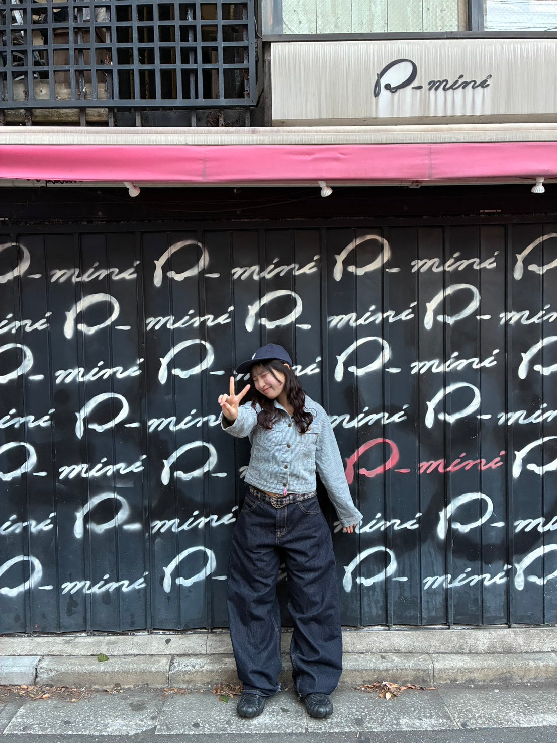 ヒッコリーストライプ・クロップド丈トラッカージャケット PC005