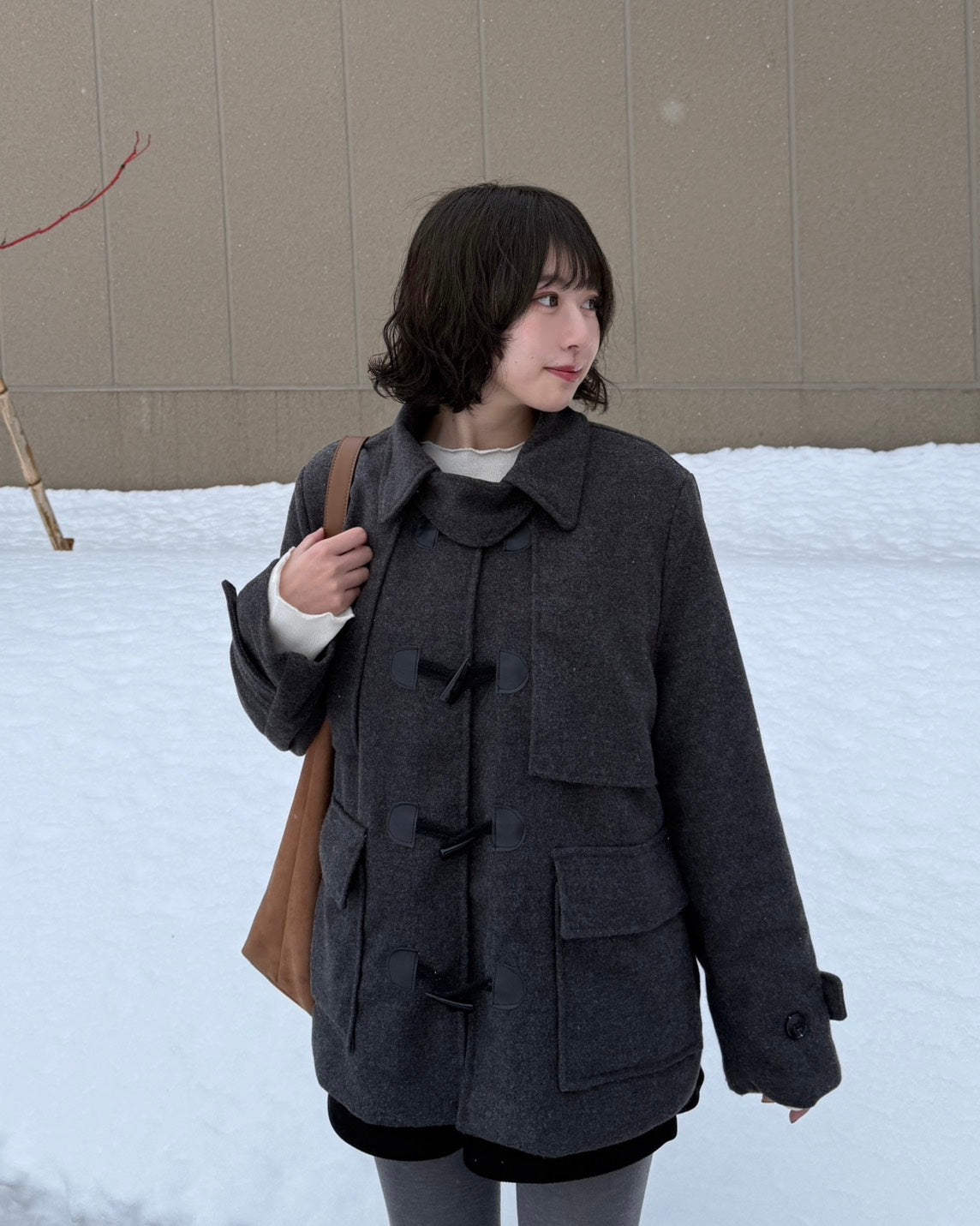 ウーリーライクショートコート TH-007