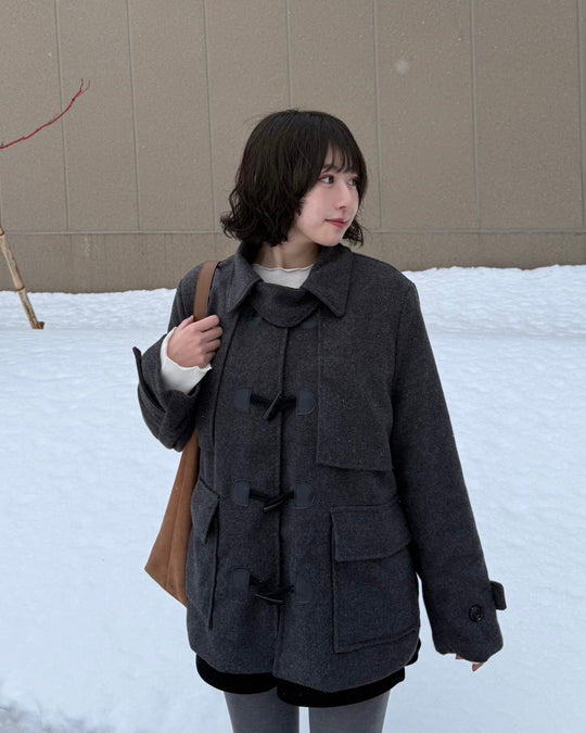 ウーリーライクショートコート TH-007