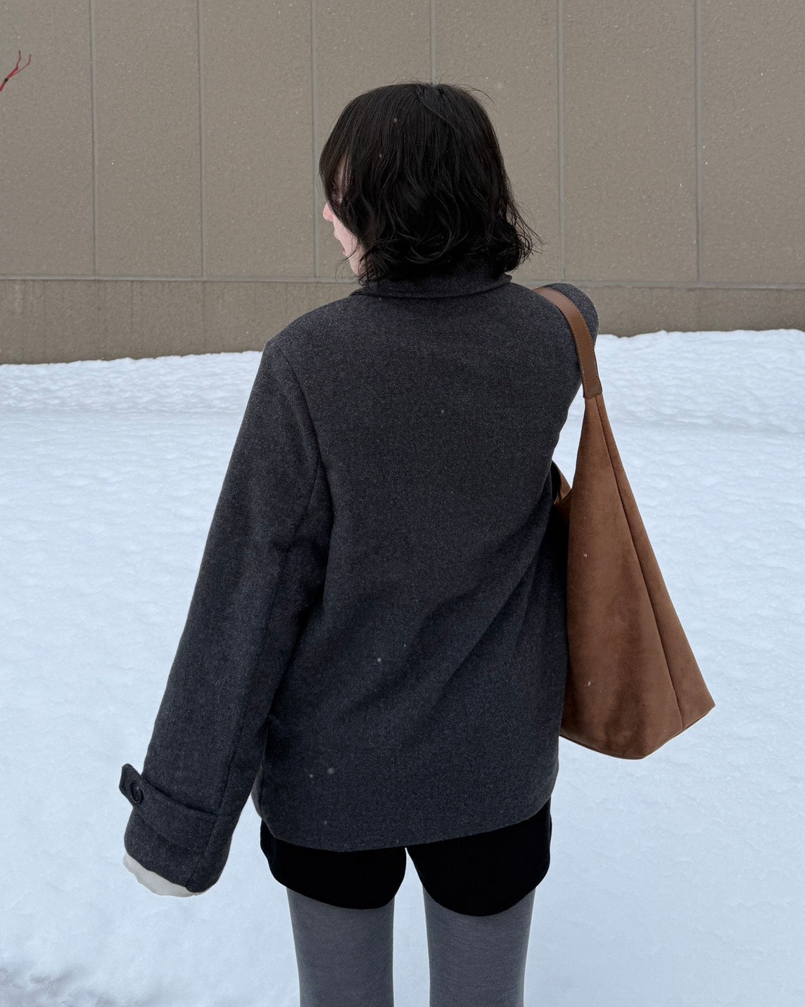 ウーリーライクショートコート TH-007