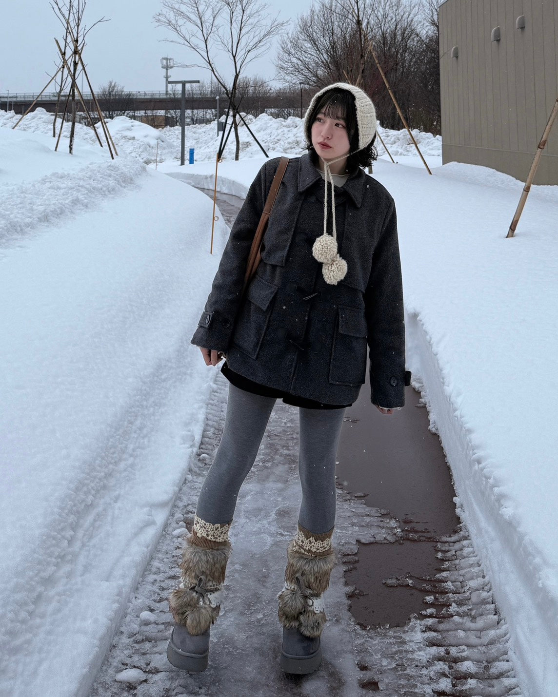 ウーリーライクショートコート TH-007