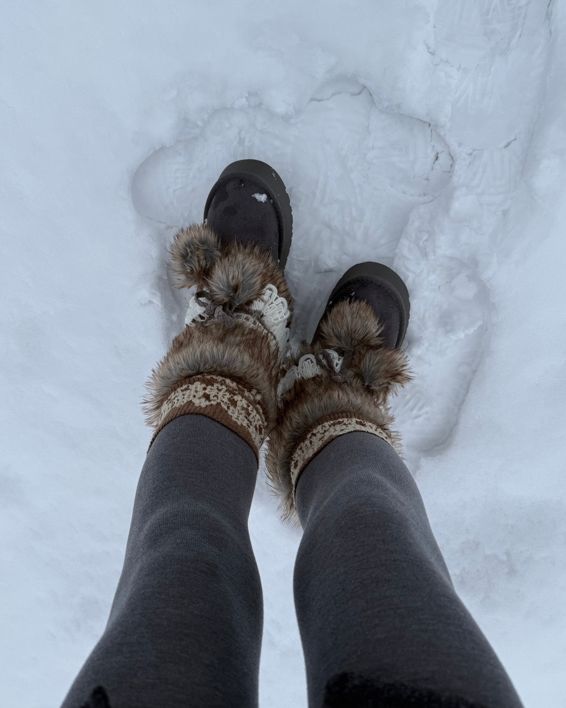 フェアアイルファー プラットフォームスノーブーツ　TH-008