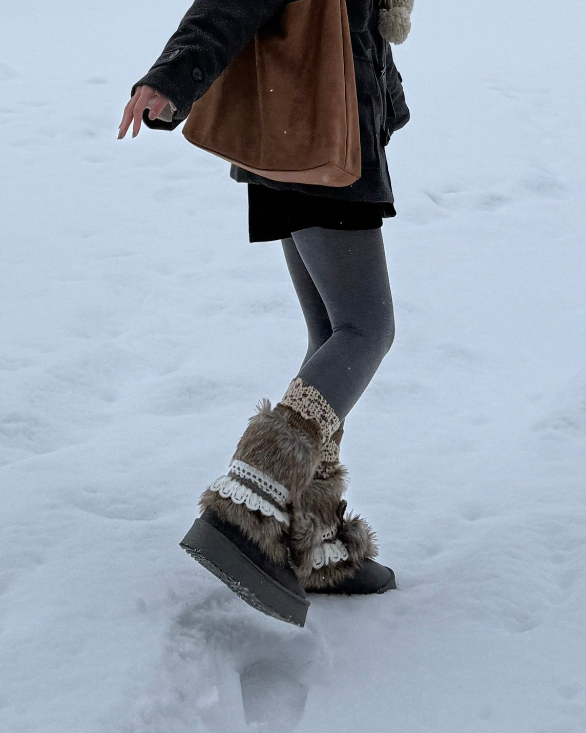 フェアアイルファー プラットフォームスノーブーツ　TH-008