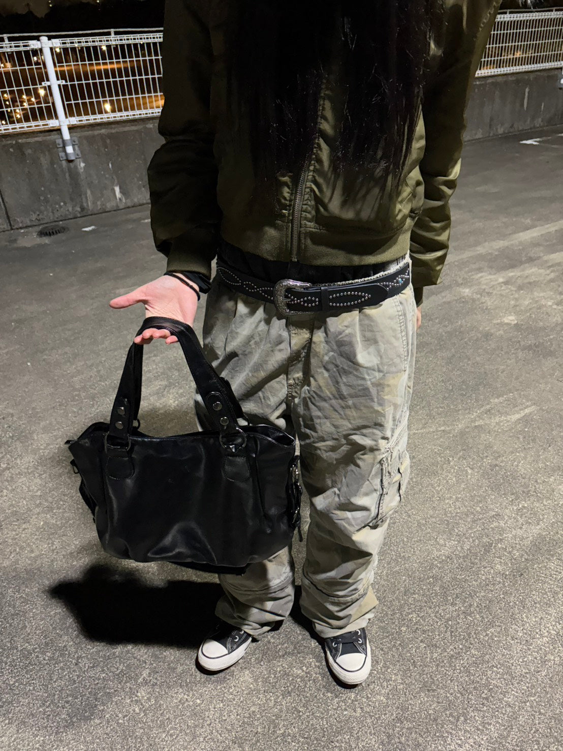 ヴィンテージワークレザートートバッグ　LO-009