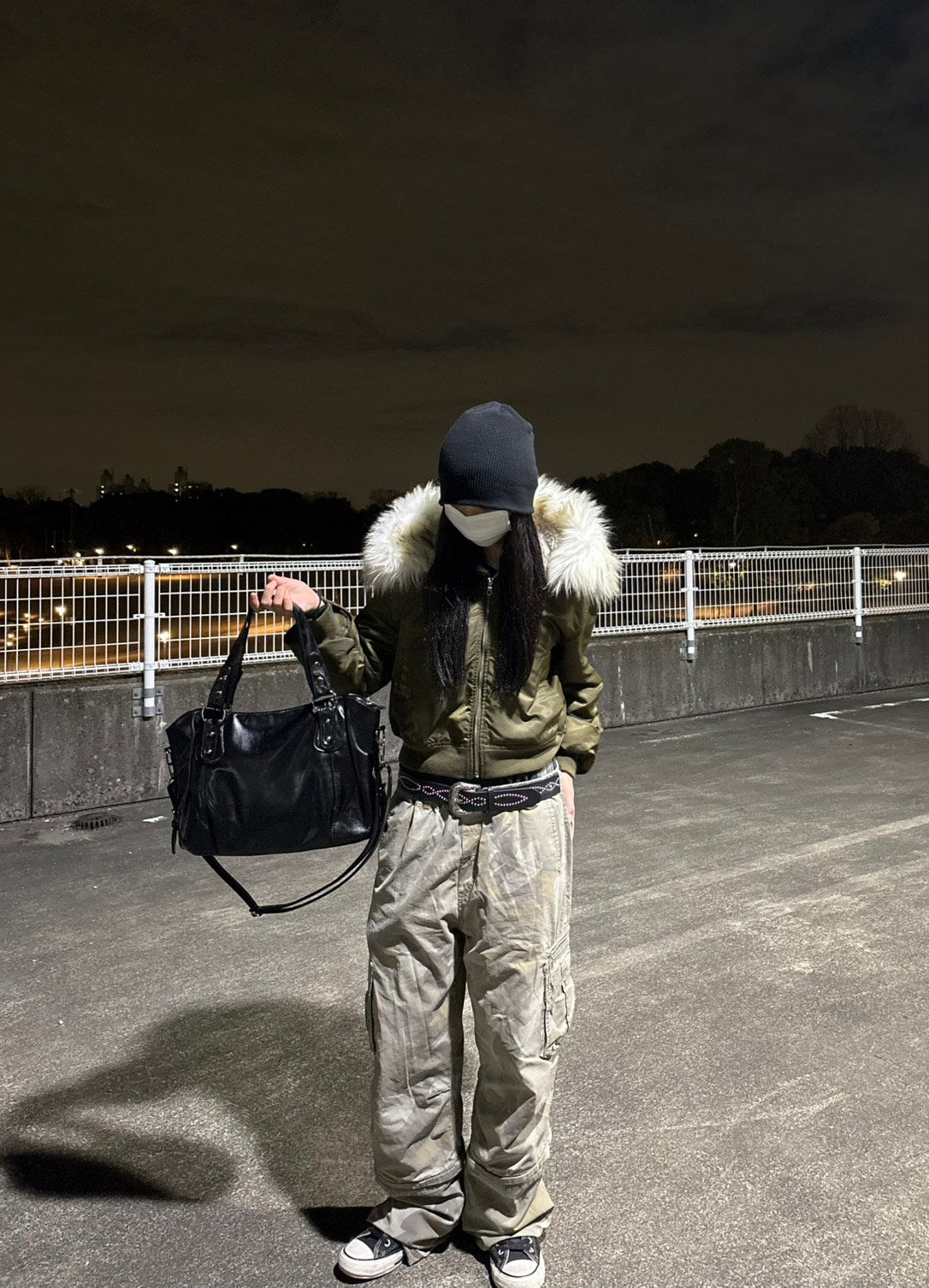 ヴィンテージワークレザートートバッグ　LO-009