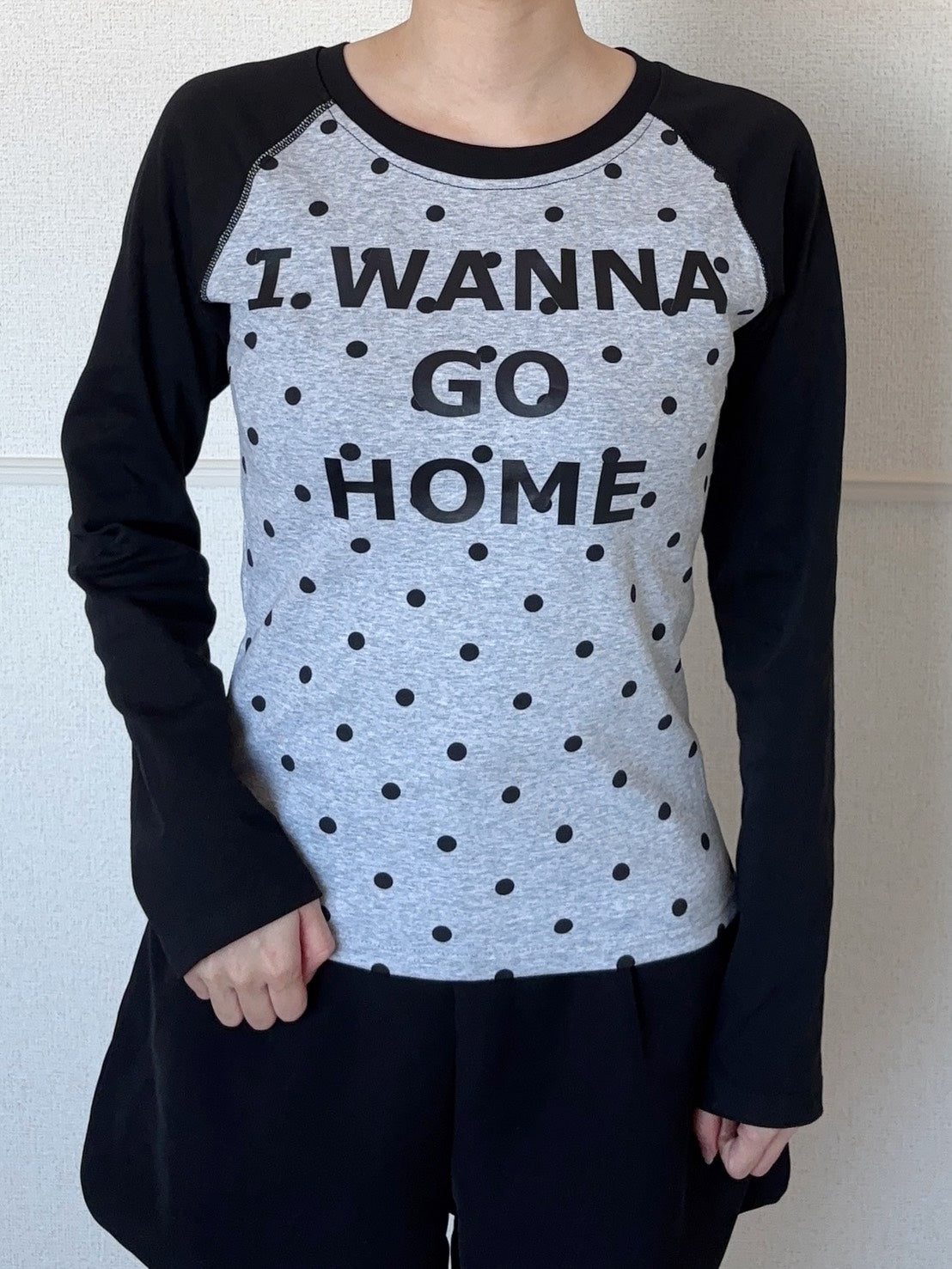 ドットロゴ ラグランスリーブT　SCK-042