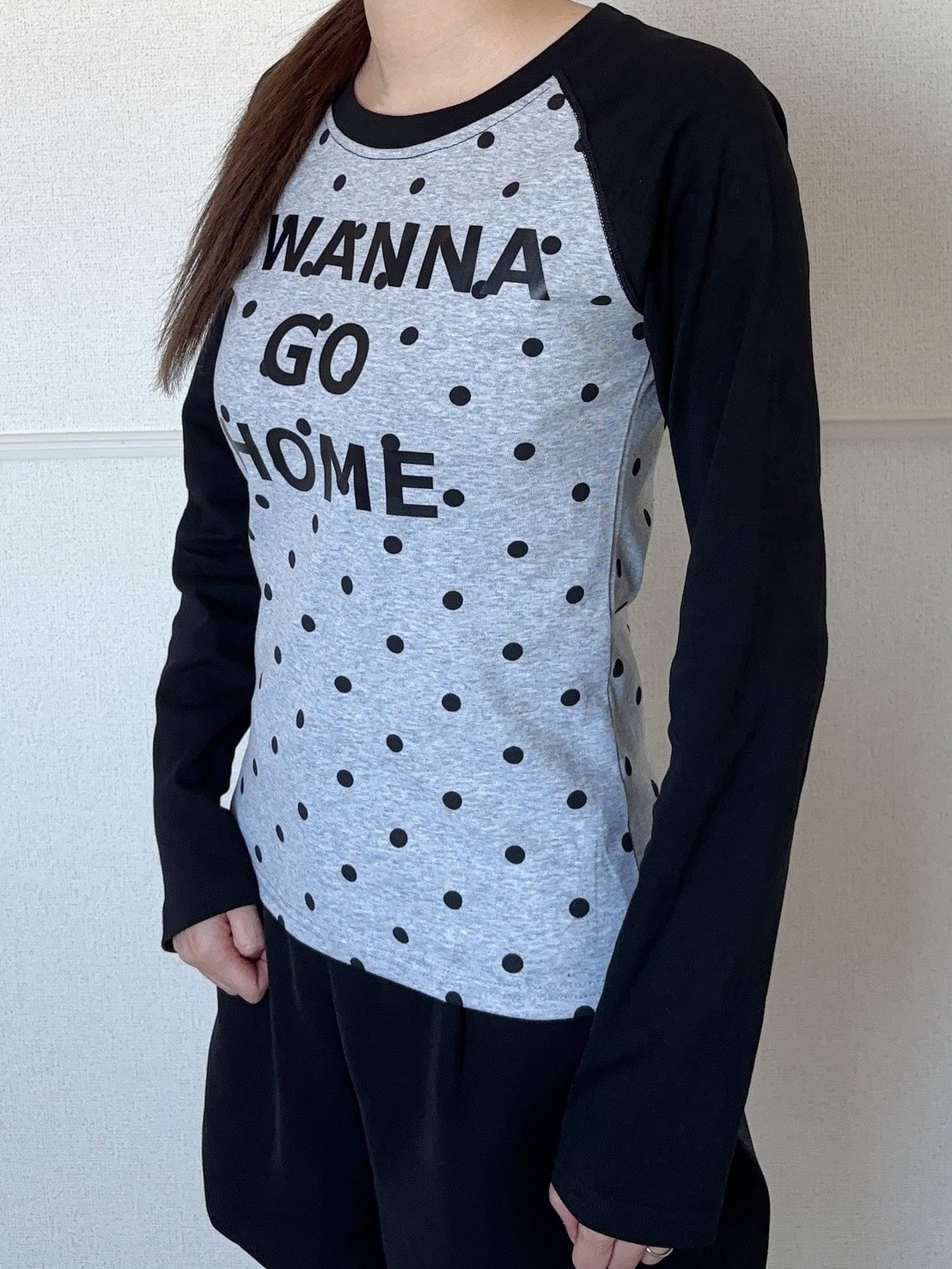 ドットロゴ ラグランスリーブT　SCK-042