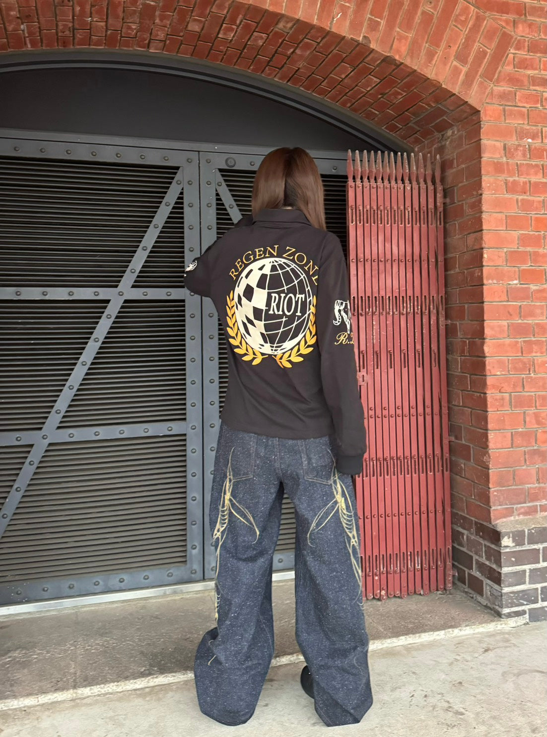 アメリカンストリート ポロスウェットトップス　LLS-027