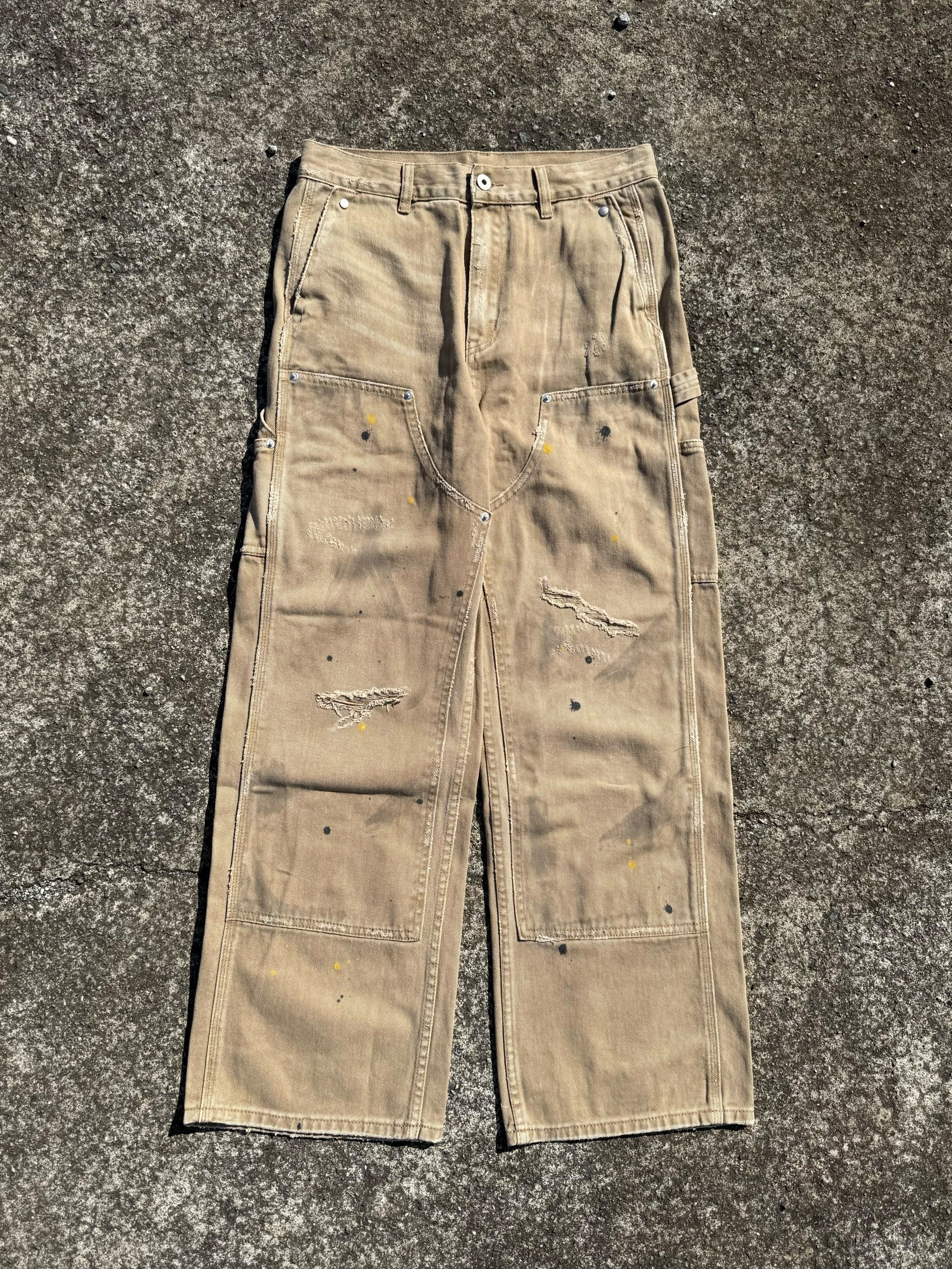 ヴィンテージペイントバギーパンツ　KO-010