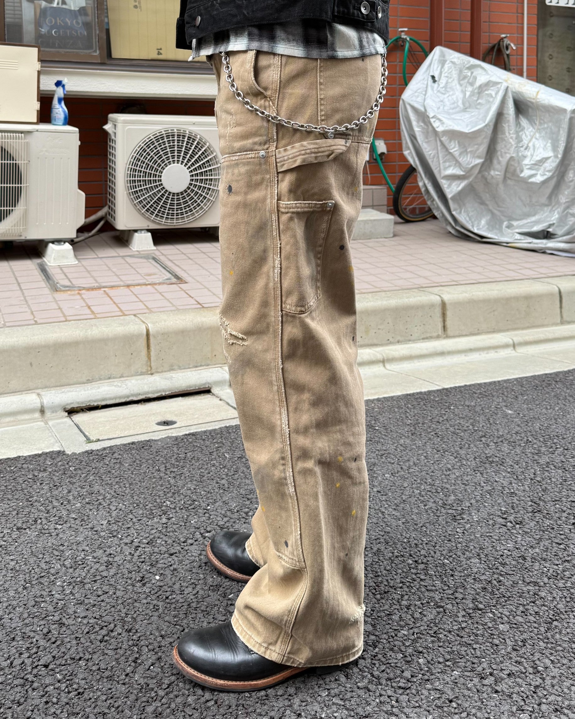 ヴィンテージペイントバギーパンツ　KO-010