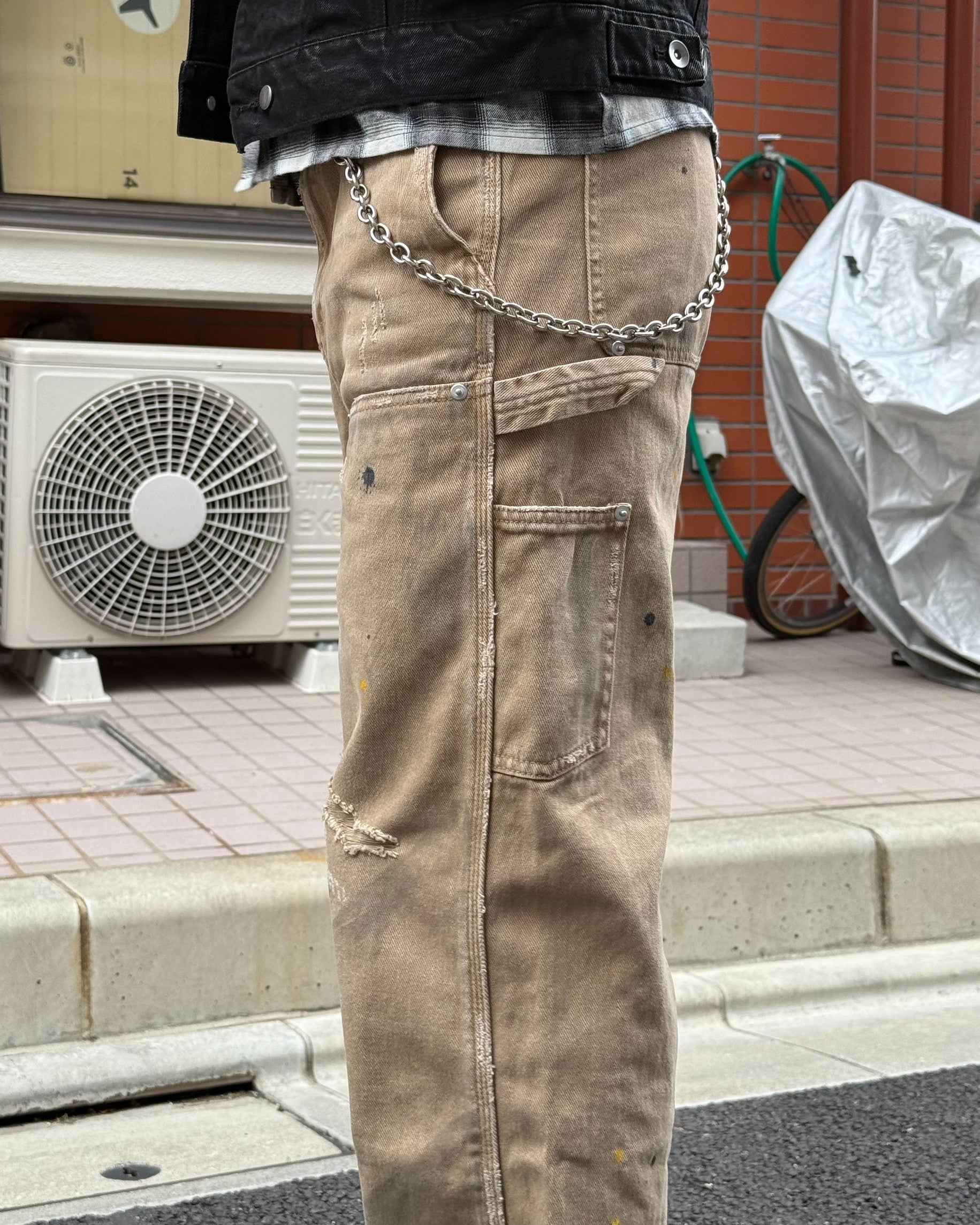 ヴィンテージペイントバギーパンツ　KO-010