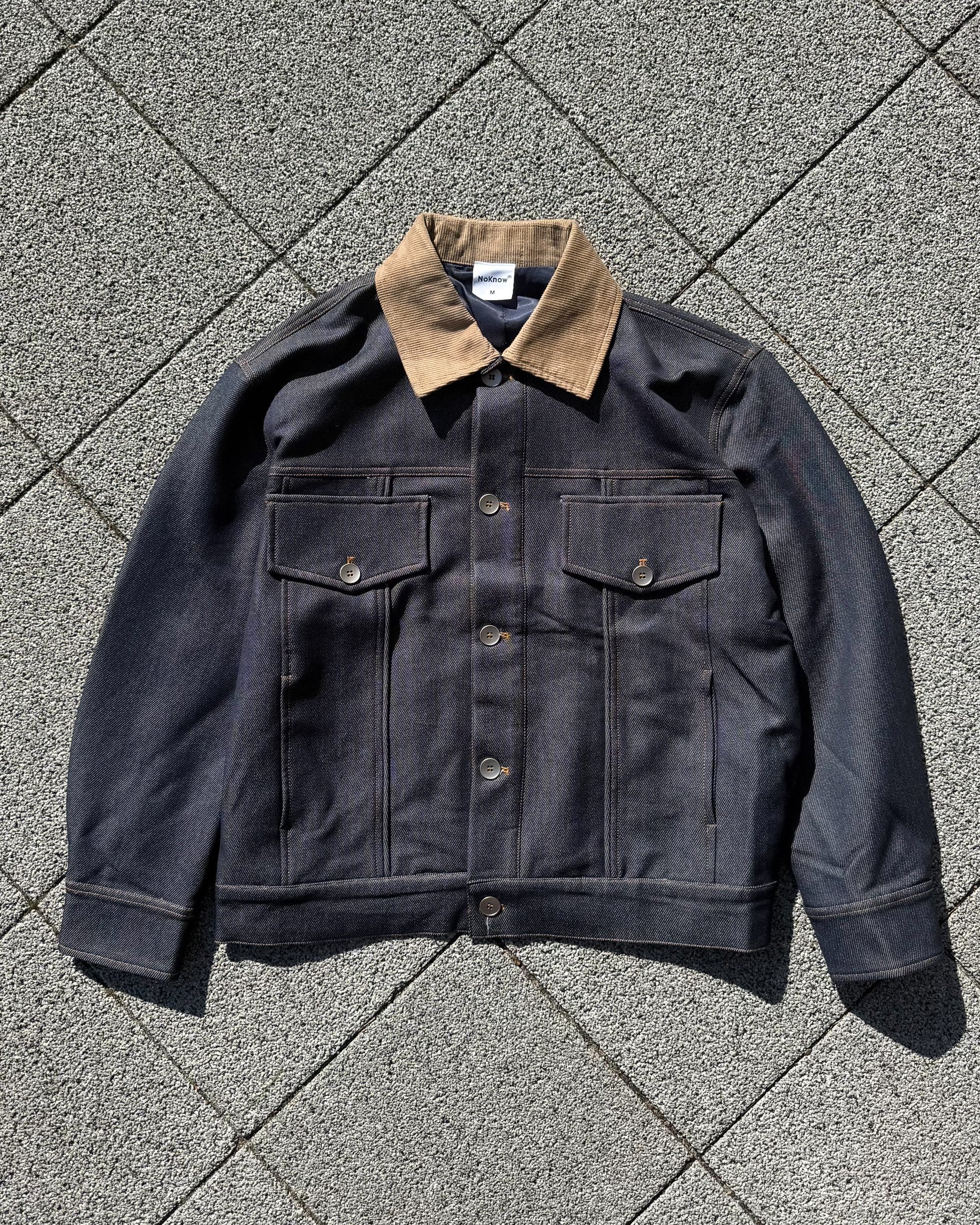 バイカラーカラーデニムJKT KO-011