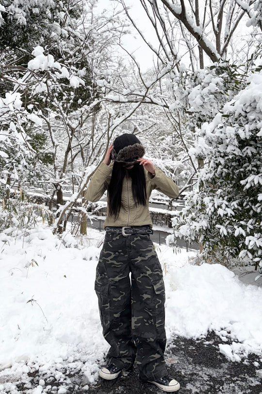 ヴィンテージ迷彩バギーカーゴ LO-012