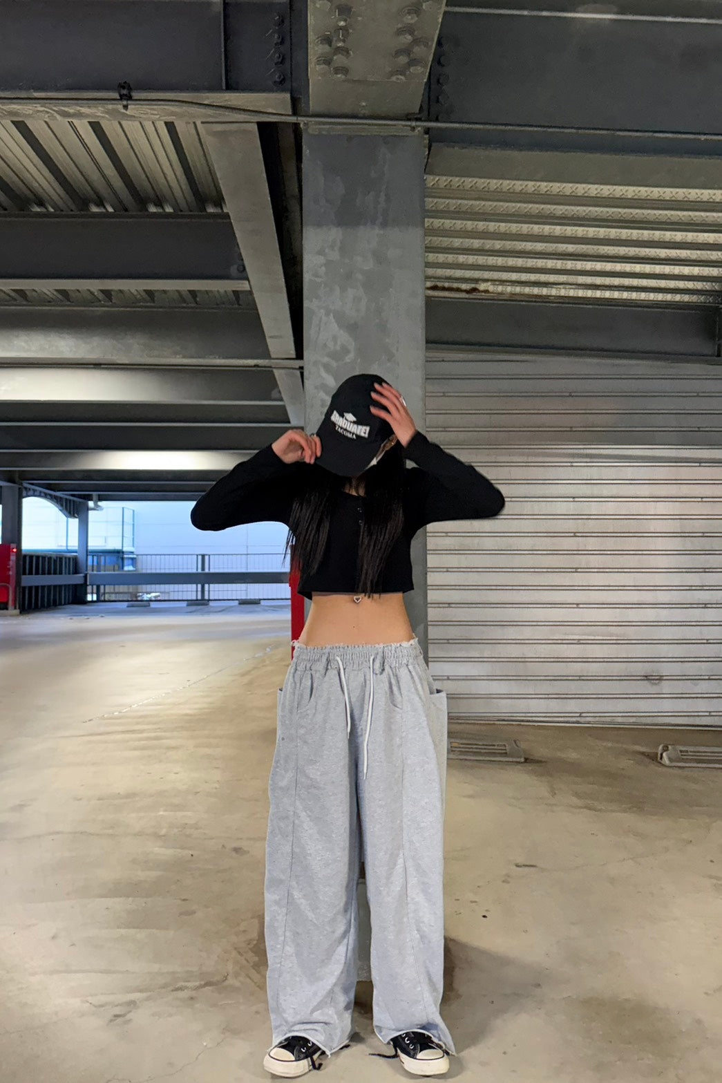 タックボリュームスウェットパンツ LO-014