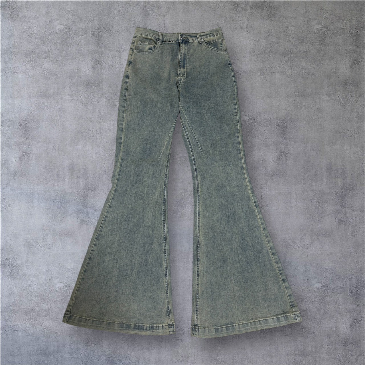 ヴィンテージ加工フレアデニム BDW004