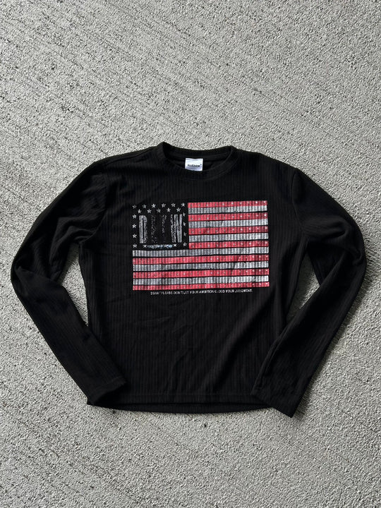 グラフィックルーズ長袖Tシャツ　LLS-029