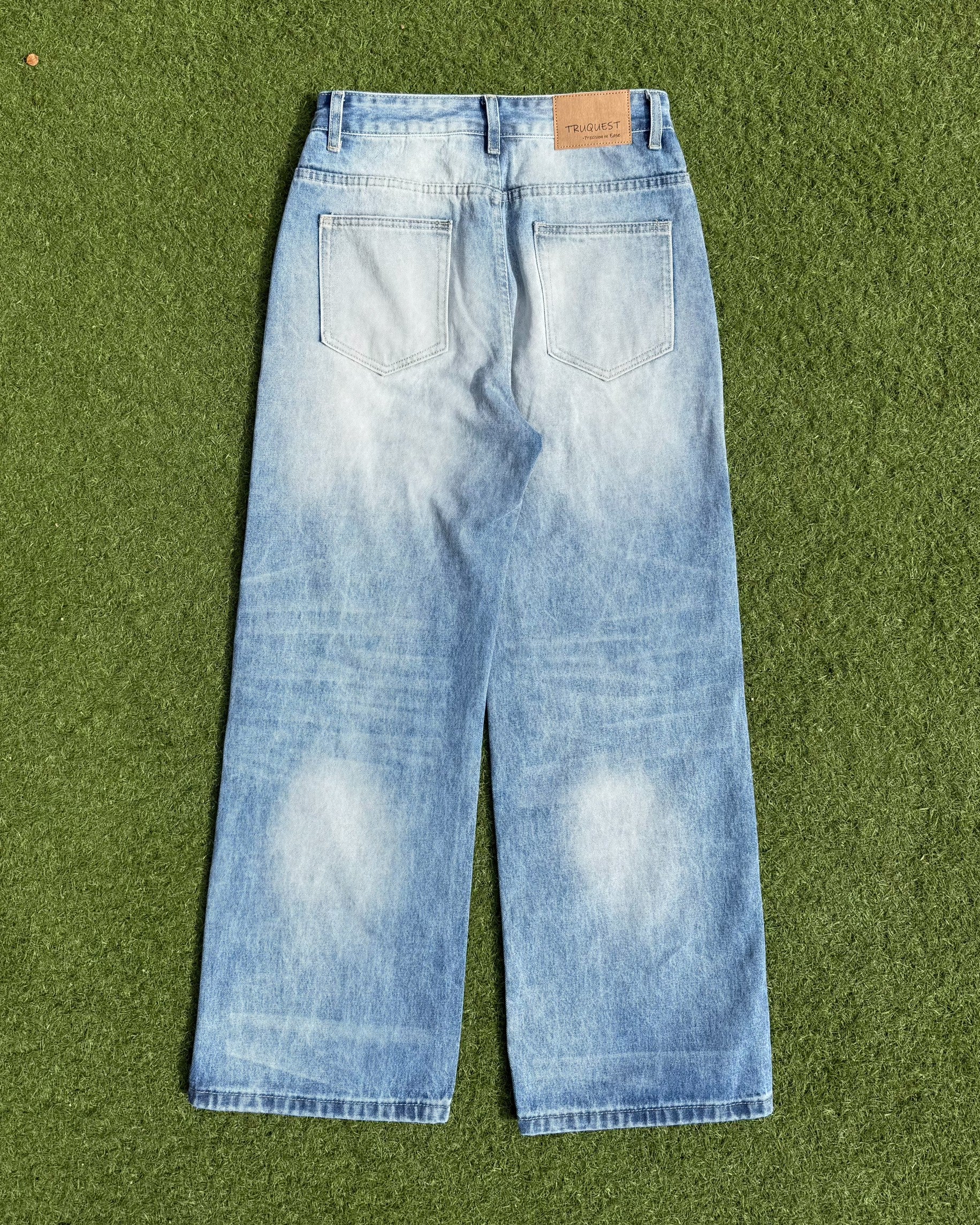 ヴィンテージウォッシュワイドデニム　KO-012