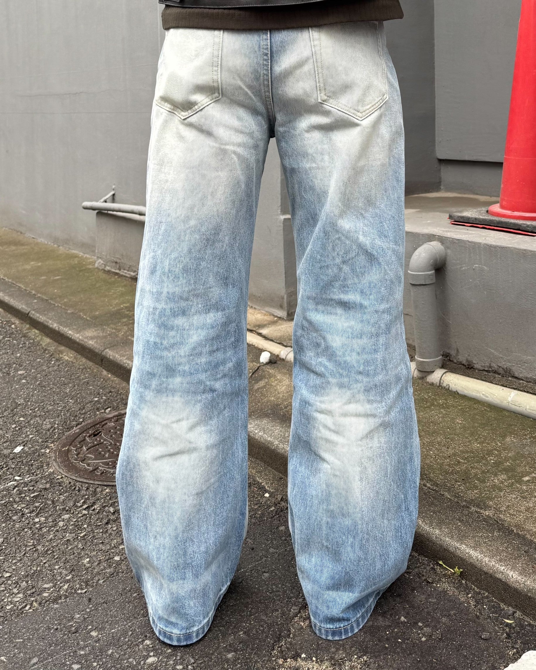 ヴィンテージウォッシュワイドデニム　KO-012