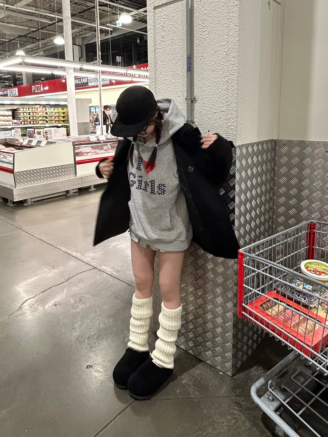 水玉ハートロゴ フーディ MI-044