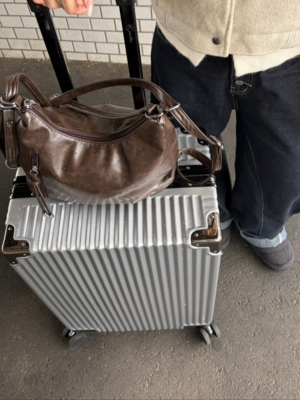 耐久性◎ソフトシェルスーツケース　OT-043