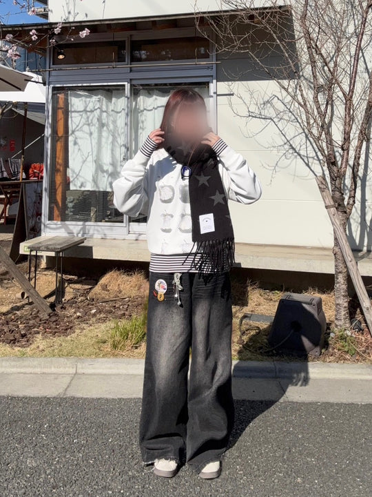 ドットアップルグラフィックフーディ　EA-015