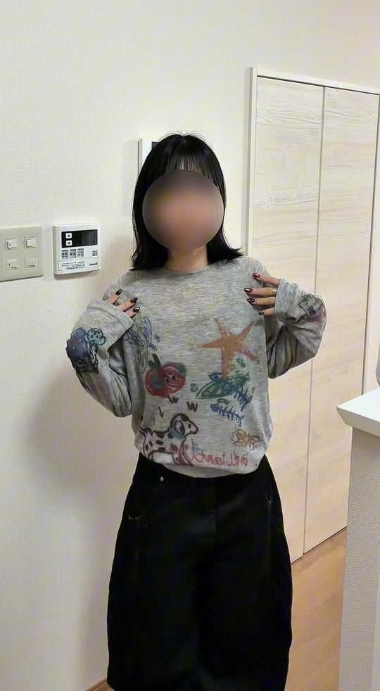 ヴィンテージグラフィックシアーロンT GY-009