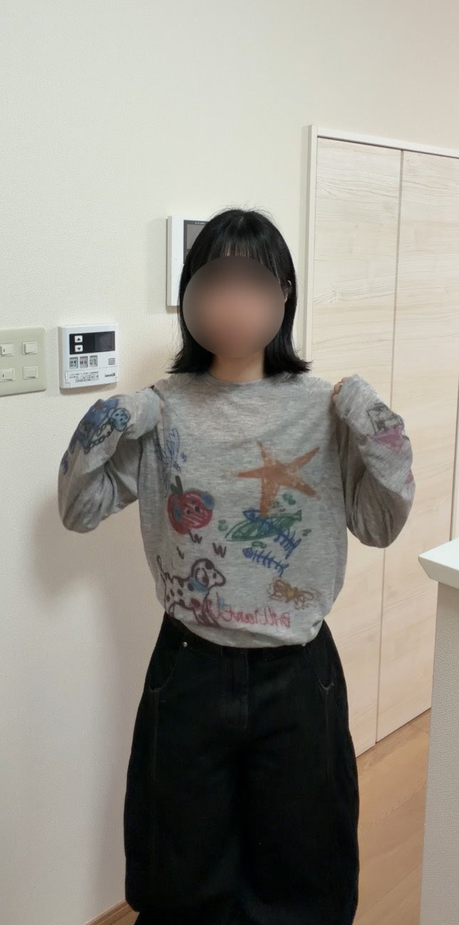 ヴィンテージグラフィックシアーロンT GY-009