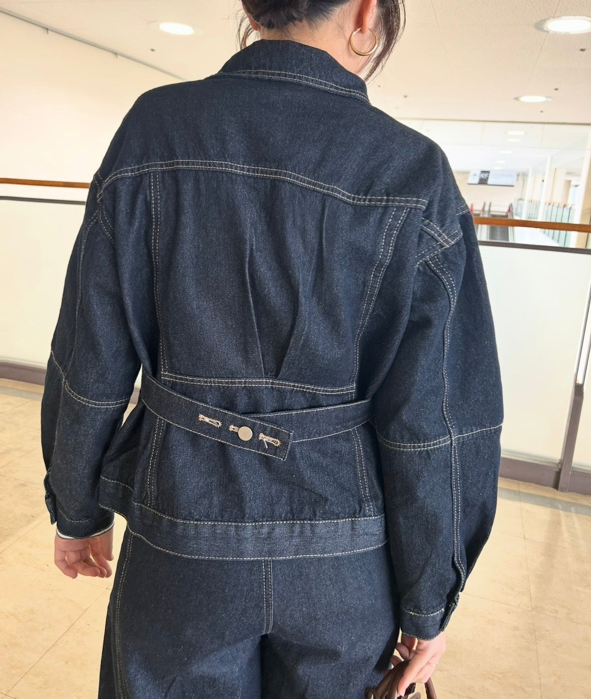 マノフ 22SS デニム セットアップ 上下 カットソー パンツ F S 濃紺 I'Z FRONTIER アイズフロンティア 3Dストレッチワークジャケット