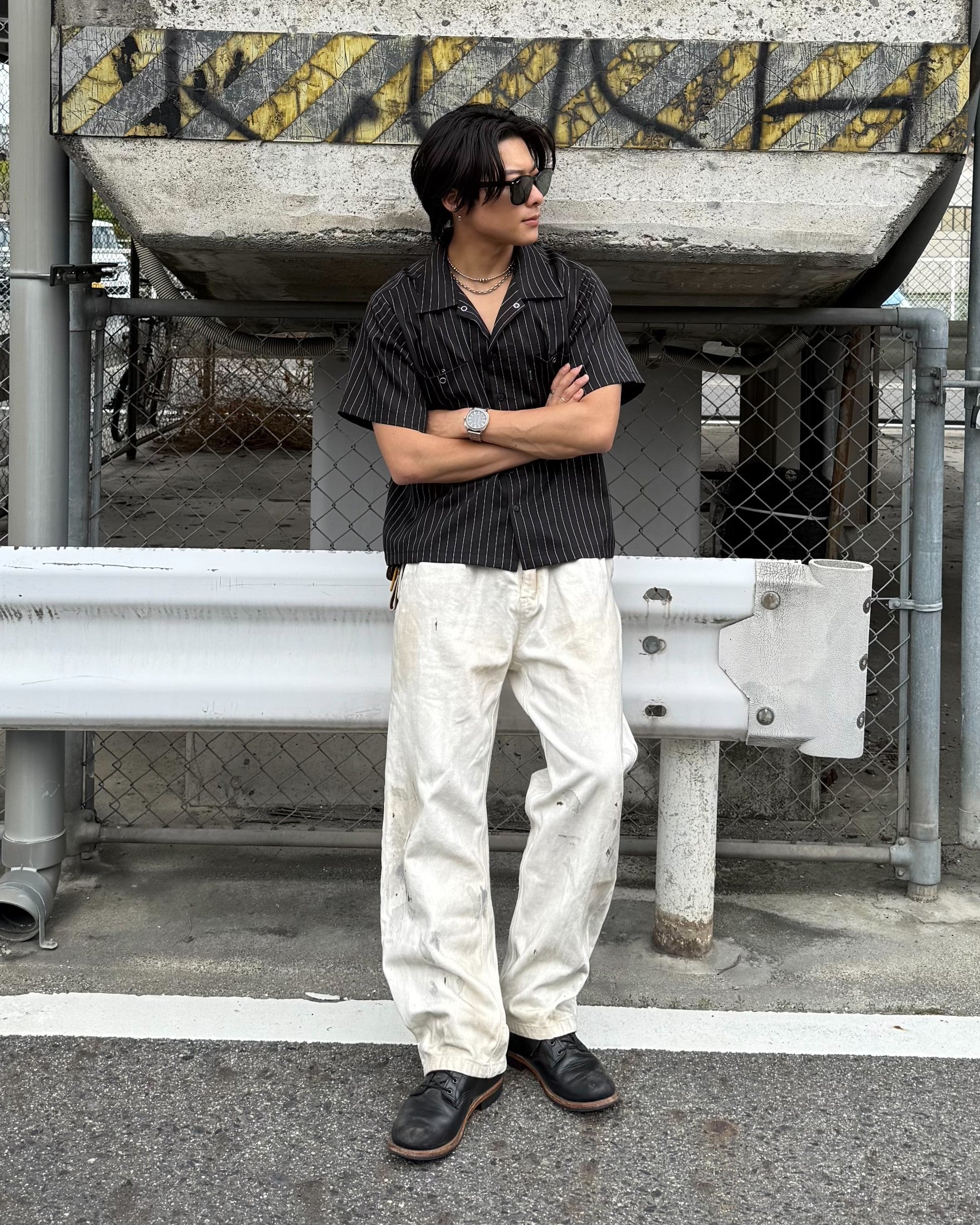【14OZ】ペインター加工ヴィンテージパンツ KO-013